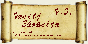 Vasilj Škopelja vizit kartica